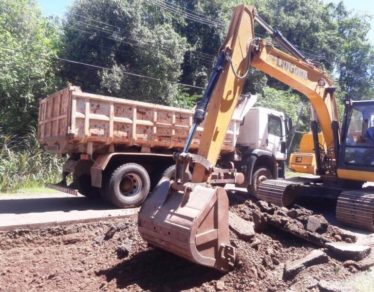 VRS-863, em Imigrante, recebe obras de recuperação asfáltica