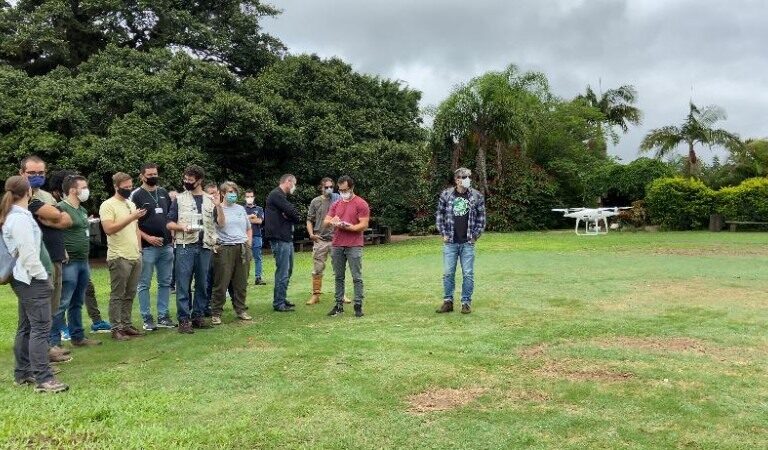 Técnicos da Fepam treinam com drones para uso em fiscalização, vistoria e licenciamento